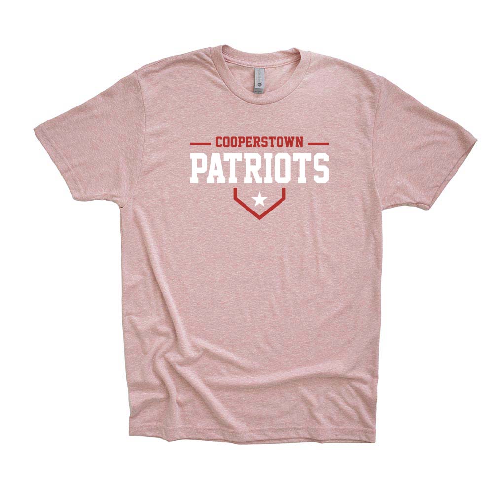 12U Red Cooperstown Team 2026 ~ Triblend T-Shirt ~ Glenview Patriots