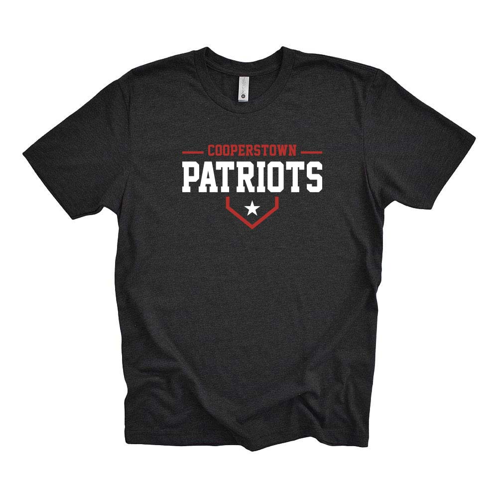 12U Red Cooperstown Team 2026 ~ Triblend T-Shirt ~ Glenview Patriots