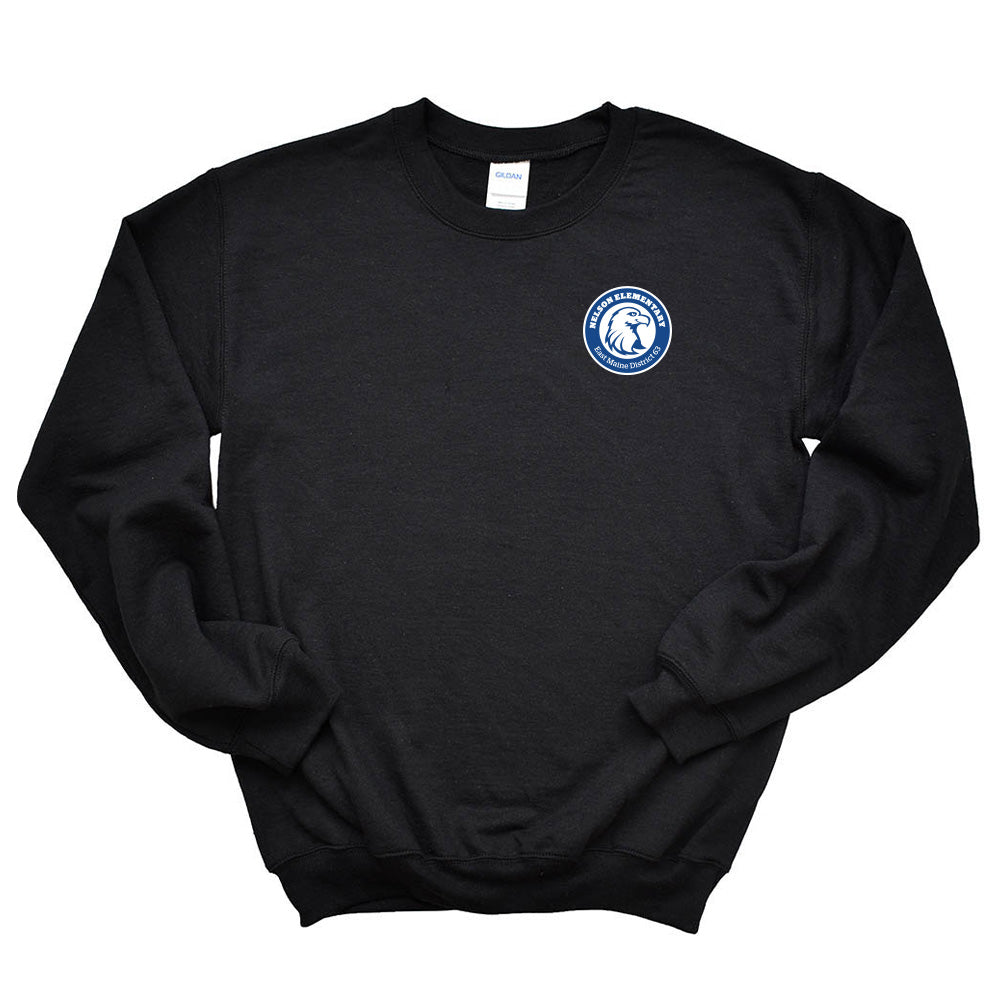 Logo ~ Raglan Crewneck Sweatshirt Sweatshirt ~ Nelson Elementary School
