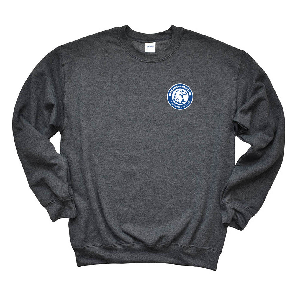 Logo ~ Raglan Crewneck Sweatshirt Sweatshirt ~ Nelson Elementary School