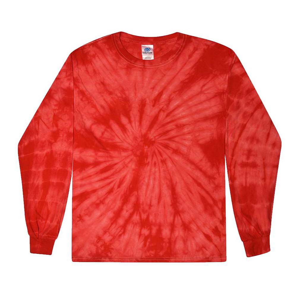 CUSTOM TIE DYE LONG SLEEVE TEE ~ HENKING and HOFFMAN ~ youth & adult ~ classic unisex fit