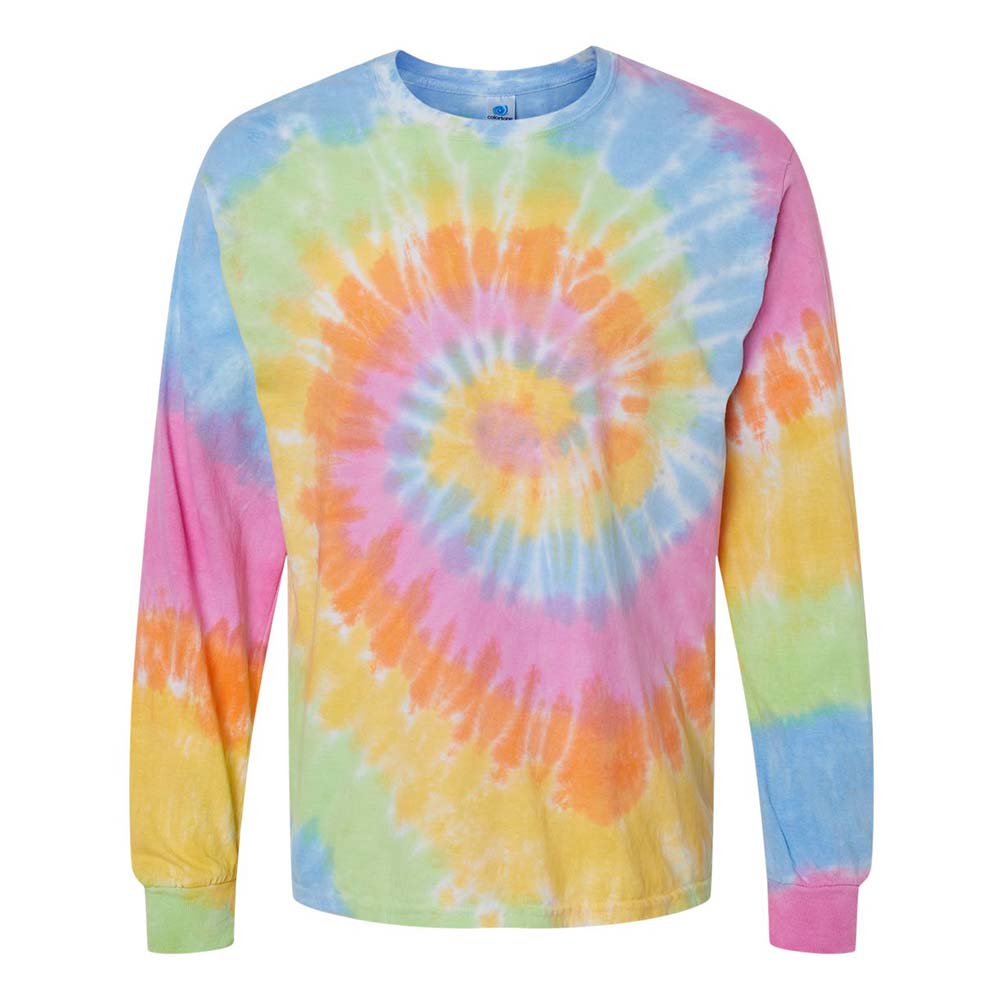 CUSTOM TIE DYE LONG SLEEVE TEE ~ HENKING and HOFFMAN ~ youth & adult ~ classic unisex fit