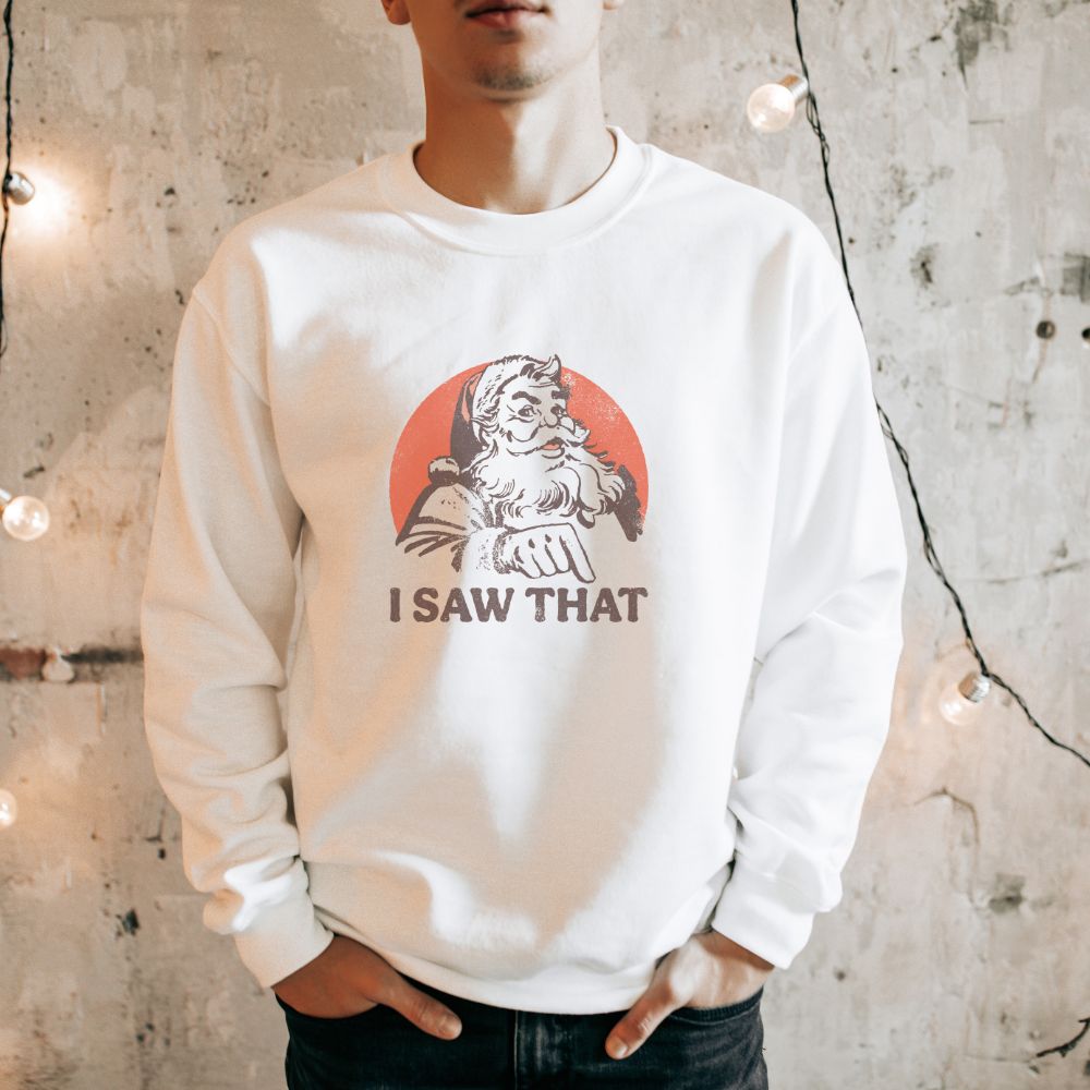 I Saw That - Santa ~ Crewneck Sweatshirt ~ humanKIND