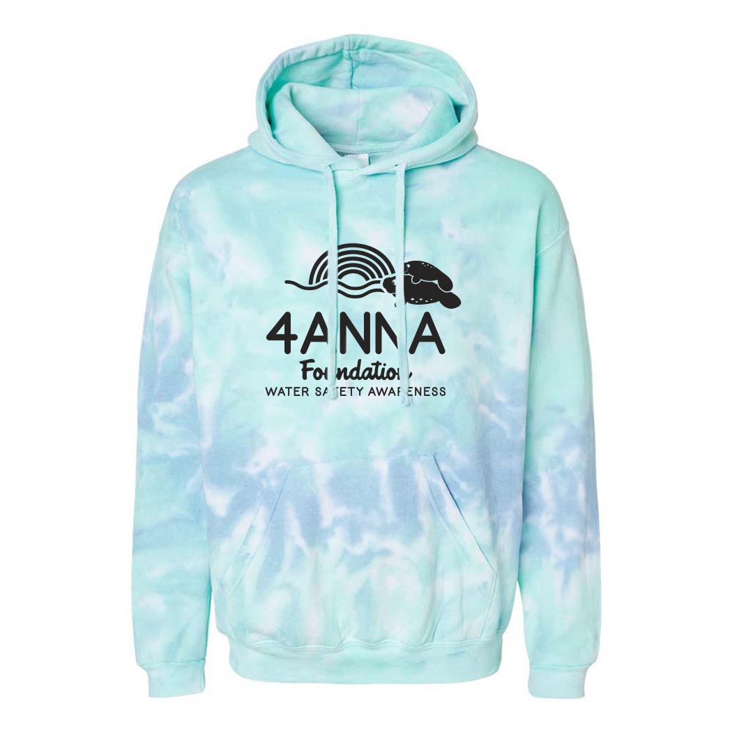 Manatee ~ Tie Dye Hoodie ~ 4ANNA Foundation