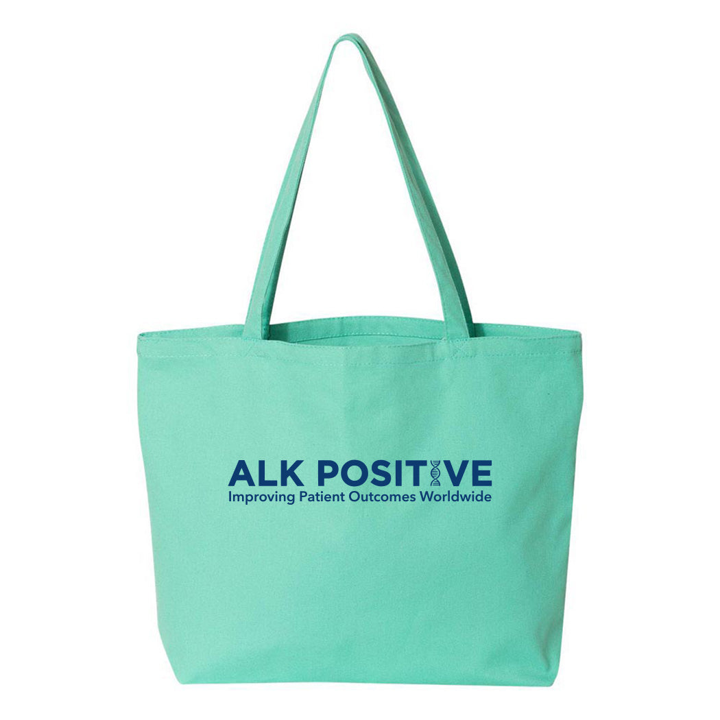 ALK+ Positive Logo ~ Premium Canvas Tote Bag ~ ALK+ Positive