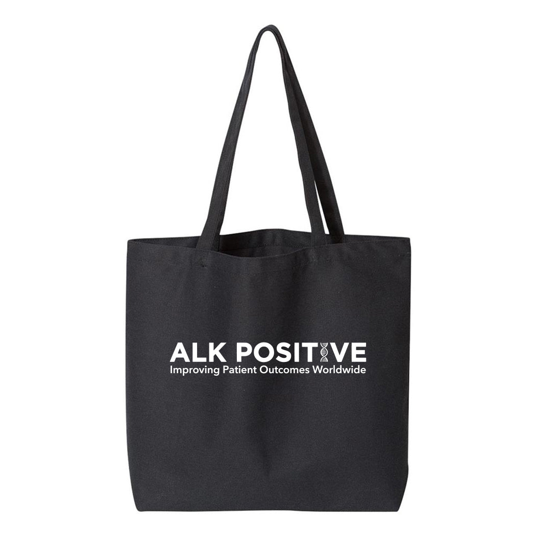 ALK+ Positive Logo ~ Premium Canvas Tote Bag ~ ALK+ Positive