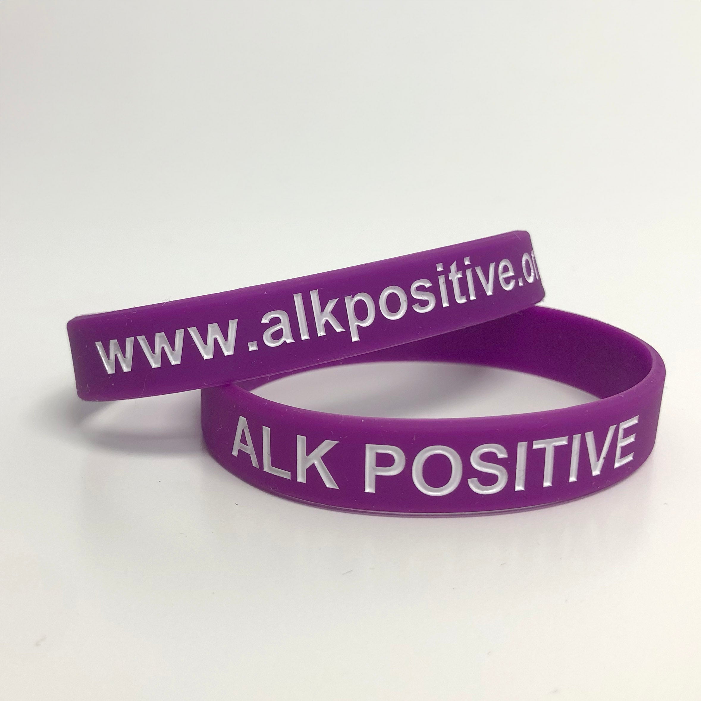 ALK POSITIVE PRINTED SILICONE WRISTBANDS
