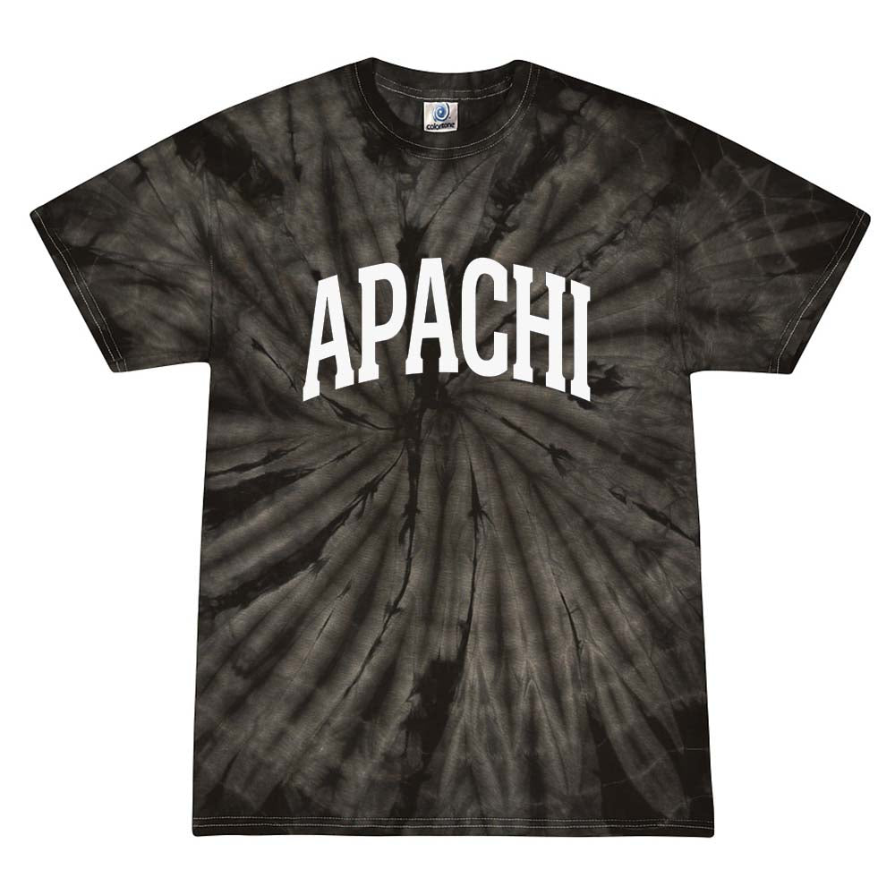 APACHI ARC TIE DYE TEE ~ APACHI DAY CAMP ~ adult ~ classic fit