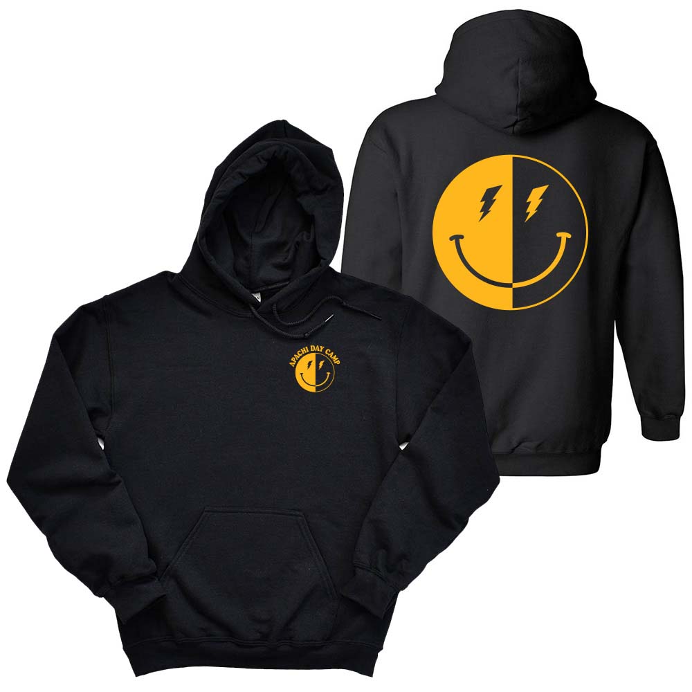 LIGHTNING SMILEY HOODIE ~ APACHI DAY CAMP ~ youth ~ classic unisex fit