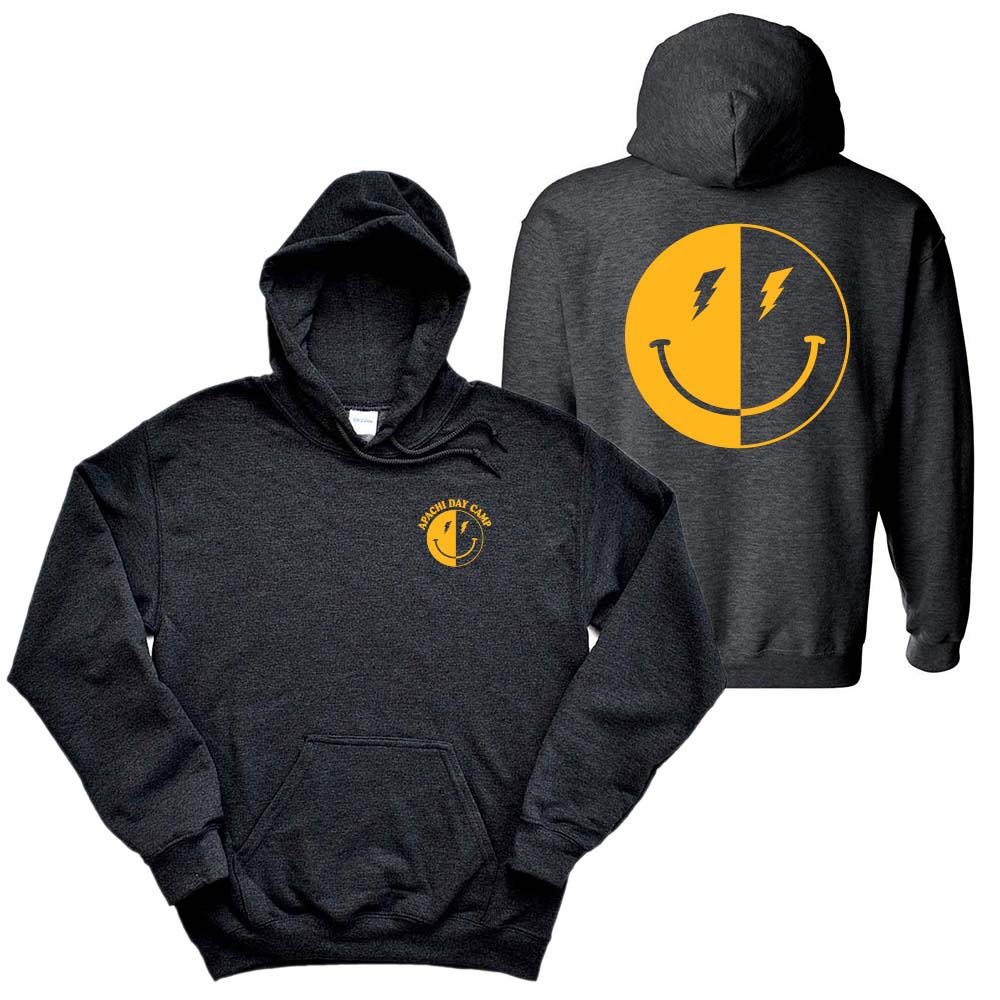 LIGHTNING SMILEY HOODIE ~ APACHI DAY CAMP ~ youth ~ classic unisex fit