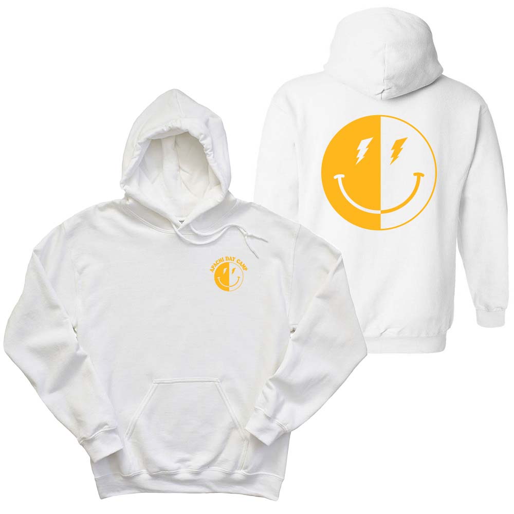 LIGHTNING SMILEY HOODIE ~ APACHI DAY CAMP ~ youth ~ classic unisex fit