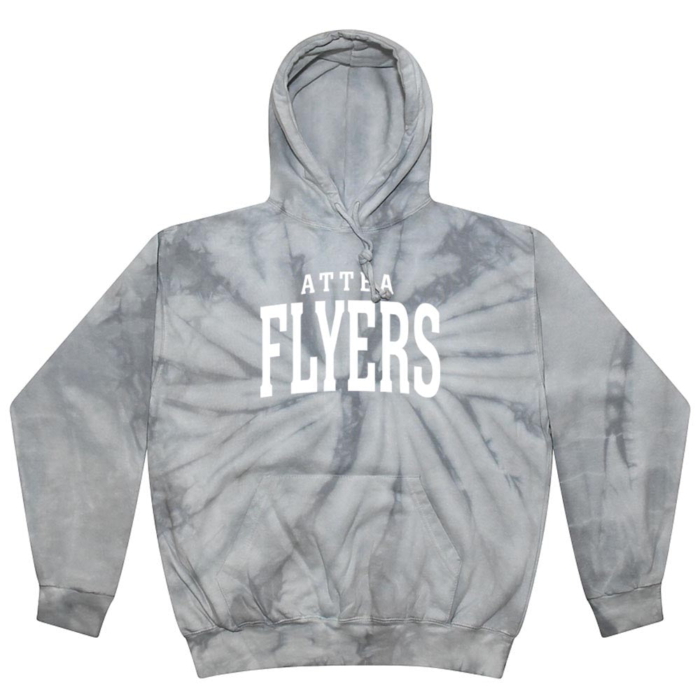 ATTEA FLYERS ARC TIE DYE HOODIE ~ ATTEA MIDDLE SCHOOL ~ youth and adult ~ classic unisex fit