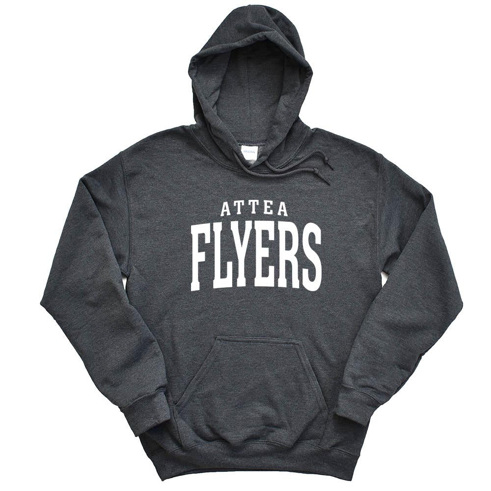 ATTEA FLYERS ARC HOODIE ~ ATTEA MIDDLE SCHOOL ~youth and adult ~ classic unisex fit