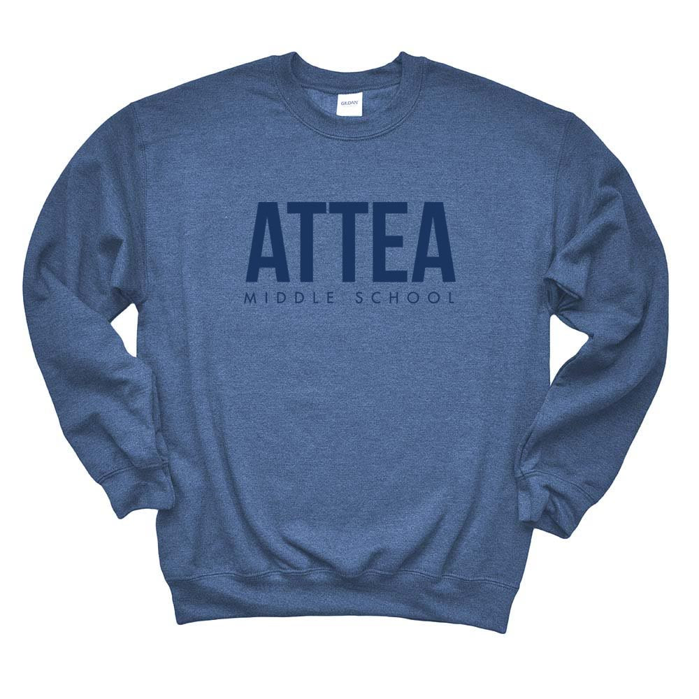 ATTEA MODERN SWEATSHIRT ~ ATTEA MIDDLE SCHOOL ~ youth and adult ~ classic unisex fit