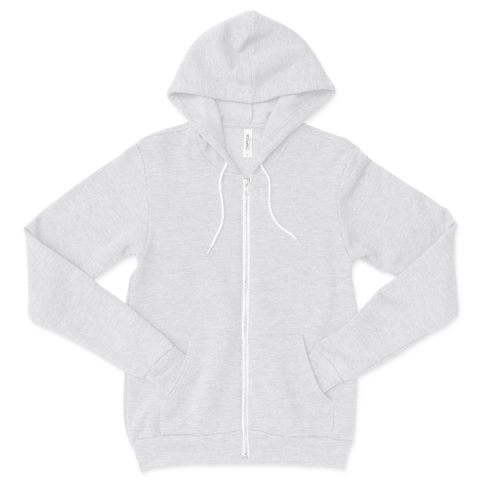 Custom ~ Sponge Fleece Zip Hoodie ~ JV Championship 2026-ash