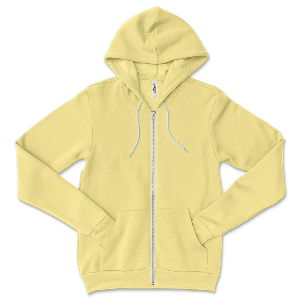 Custom ~ Sponge Fleece Zip Hoodie ~ JV Championship 2026-yellow