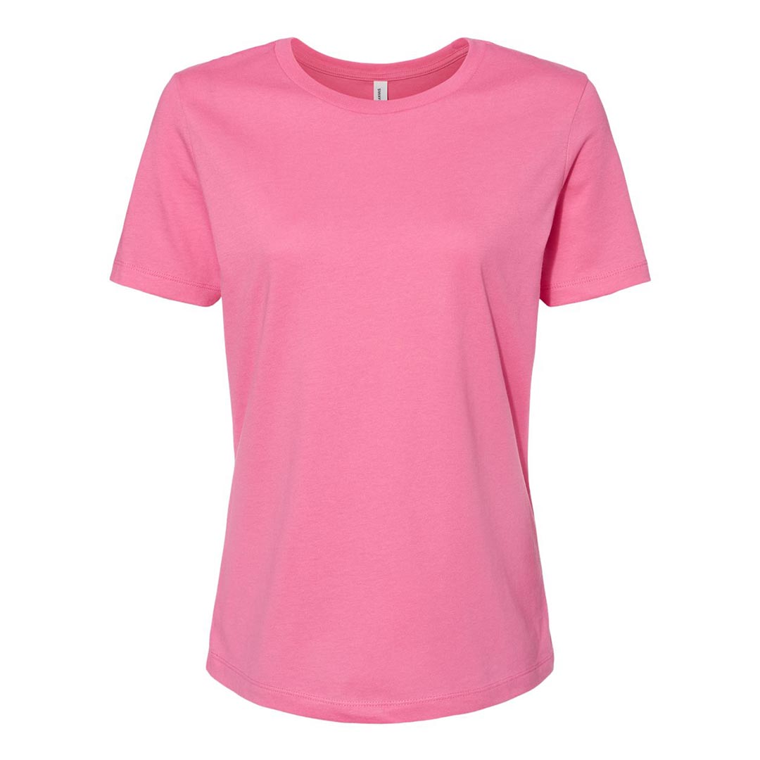 Custom ~ Relaxed T-Shirt ~ Shabonee Elementary School Staff-charity pink