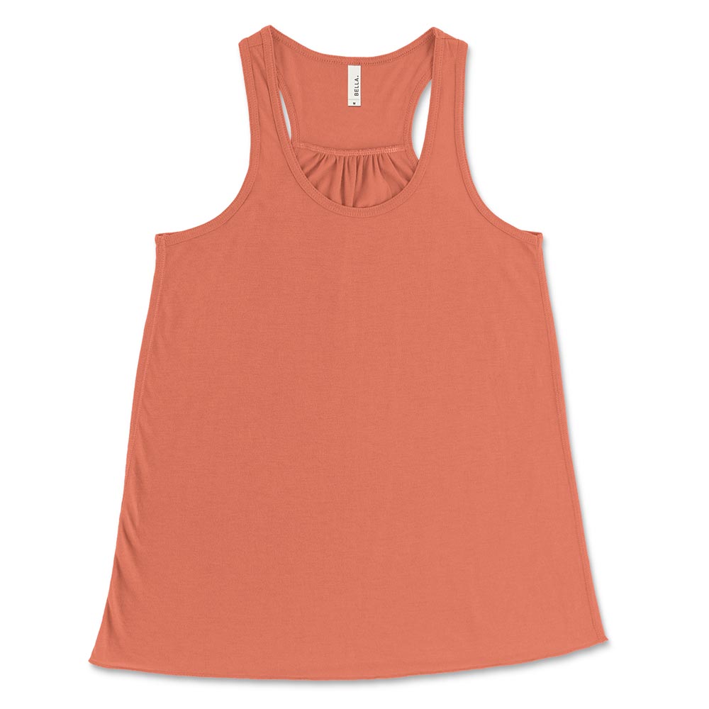 WOMEN'S FLOWY RACERBACK TANK <br />bella + canvas - humanKIND