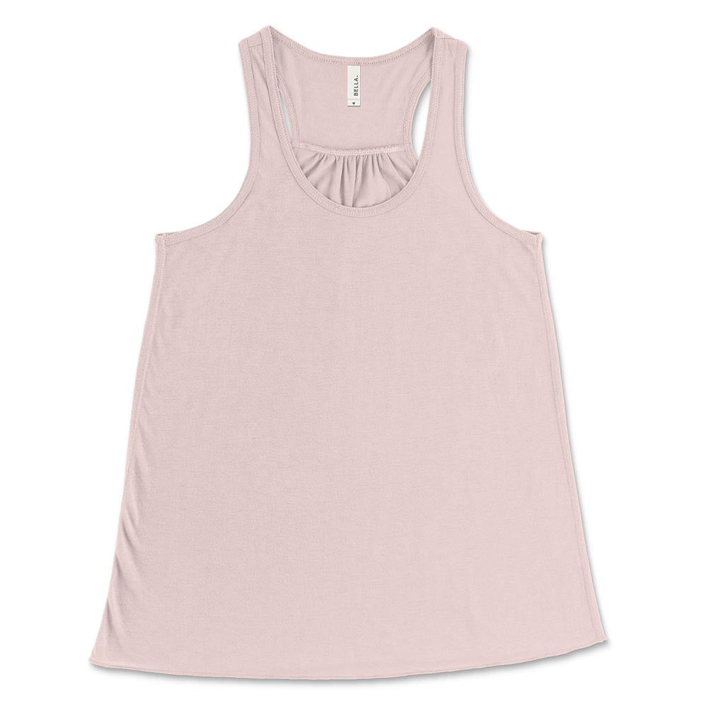 WOMEN'S FLOWY RACERBACK TANK <br />bella + canvas - humanKIND