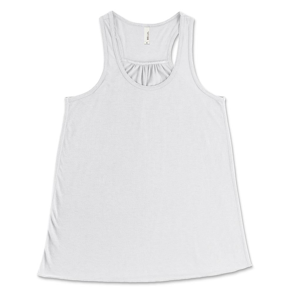 WOMEN'S FLOWY RACERBACK TANK <br />bella + canvas - humanKIND