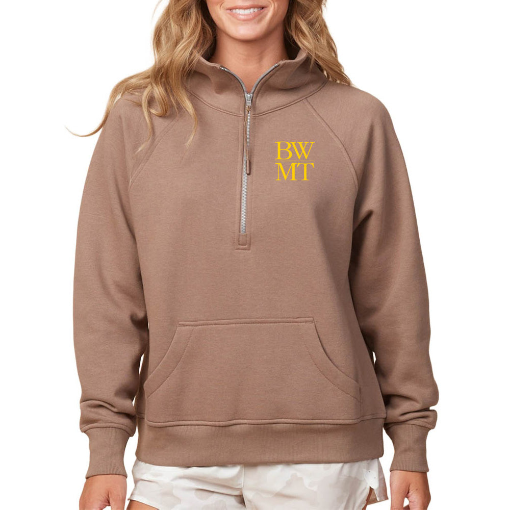 BWMT ~ Ladies Boxy Half Zip Fleece ~ Baldwin Conservatory of Performing Arts