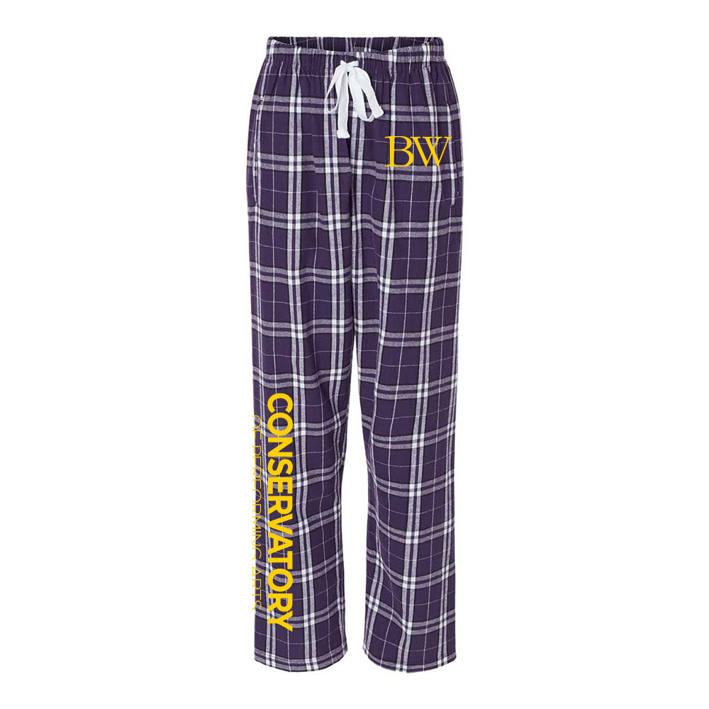 BW Conservatory  ~ Flannel Pants ~ Baldwin Conservatory of Performing Arts