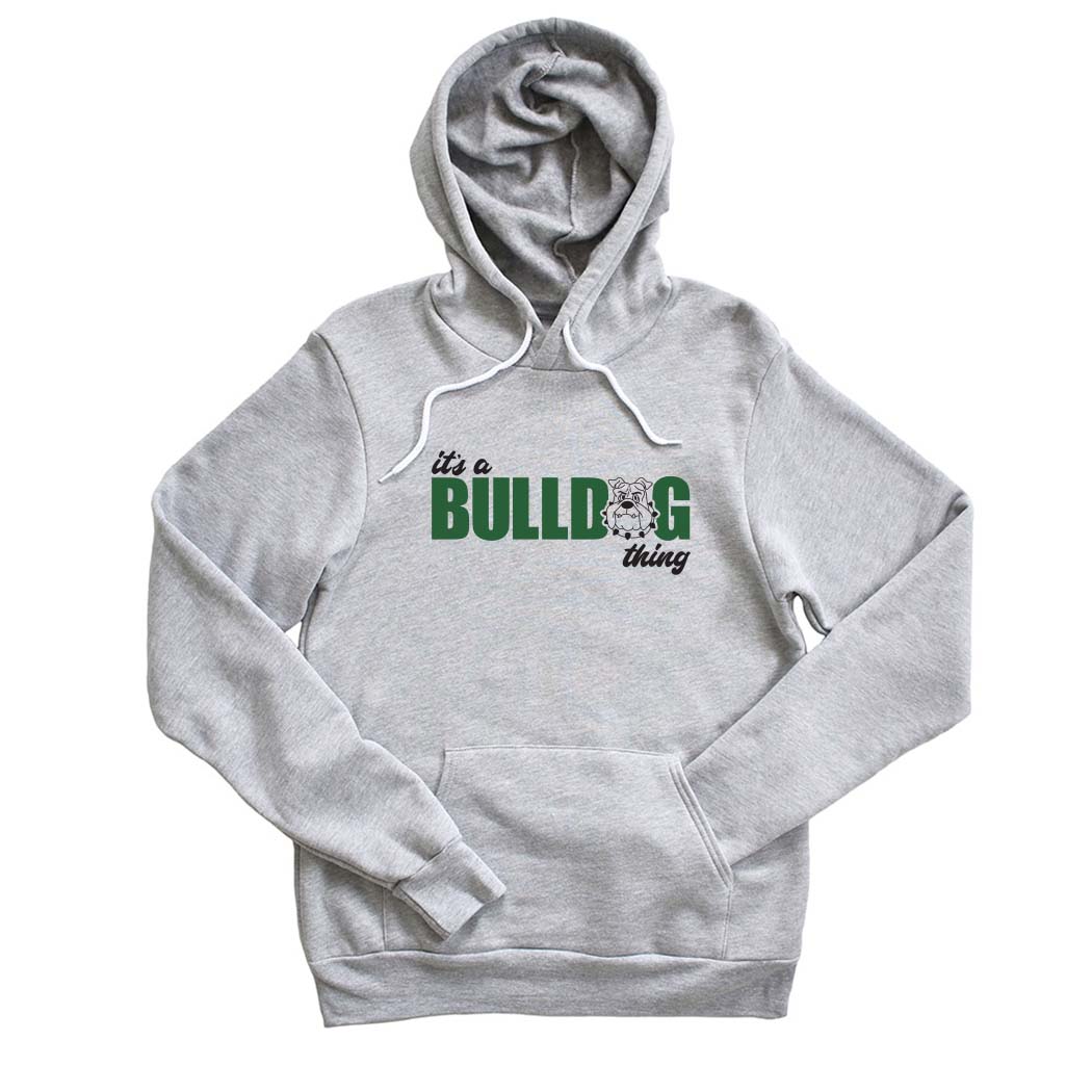 ITS A BULLDOG THING HOODIE ~ BANNOCKBURN SCHOOL ~ youth & adult ~ classic unisex fit