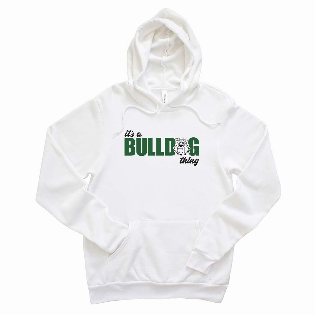 ITS A BULLDOG THING HOODIE ~ BANNOCKBURN SCHOOL ~ youth & adult ~ classic unisex fit