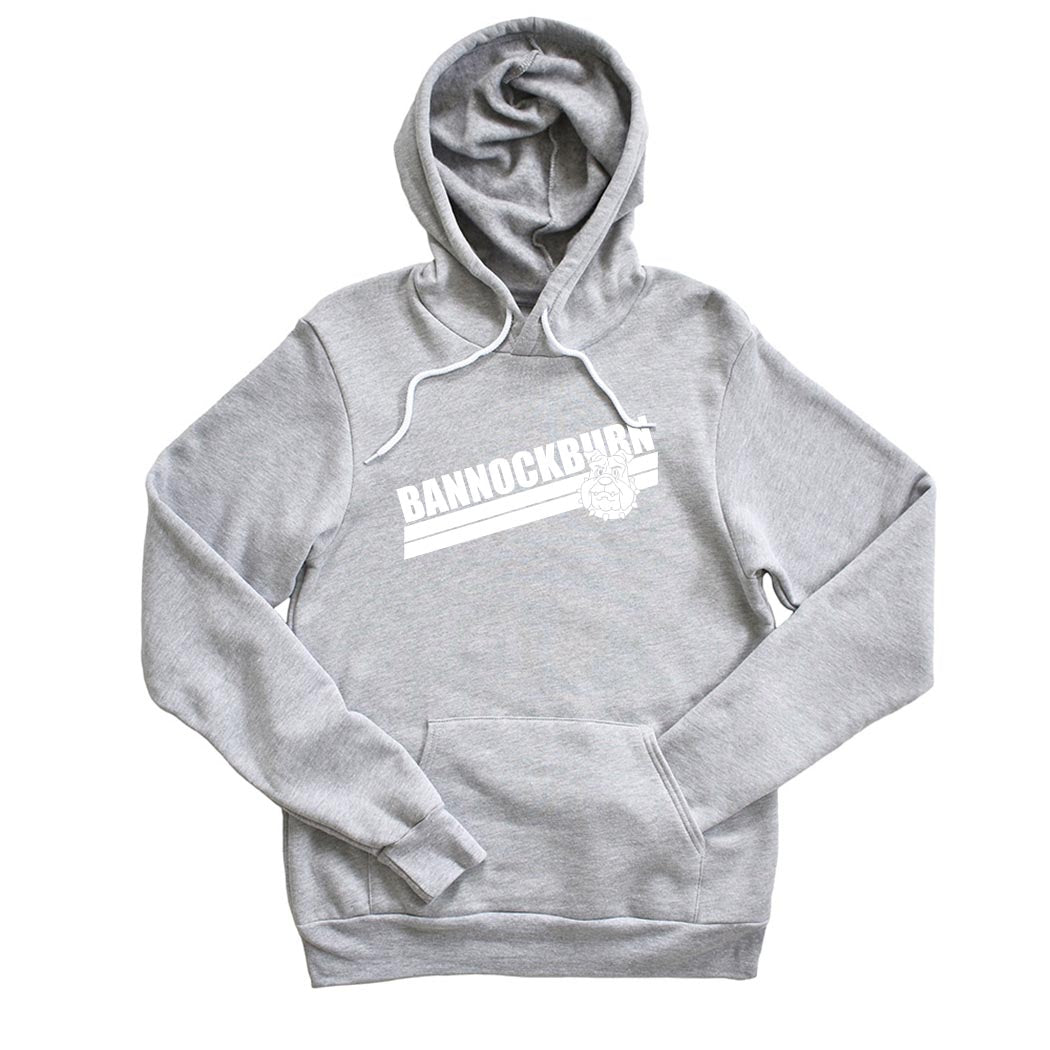 ANGLED STRIPES HOODIE ~ BANNOCKBURN SCHOOL ~ youth & adult ~ classic unisex fit