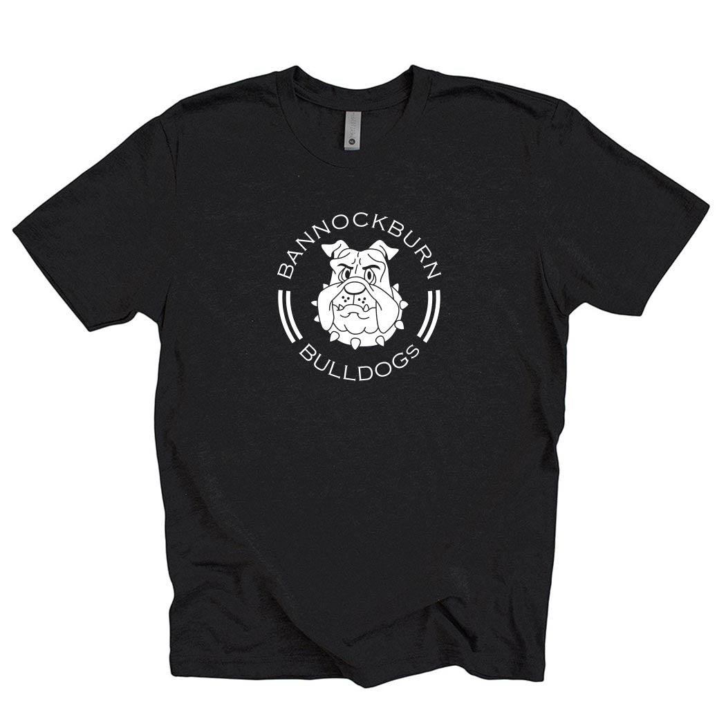 BADGE TRIBLEND TEE ~ BANNOCKBURN SCHOOL ~ adult ~ classic unisex fit