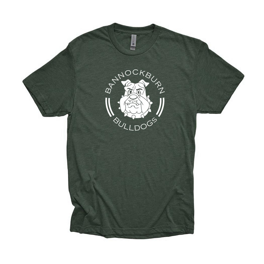 BADGE TRIBLEND TEE ~ BANNOCKBURN SCHOOL ~ adult ~ classic unisex fit