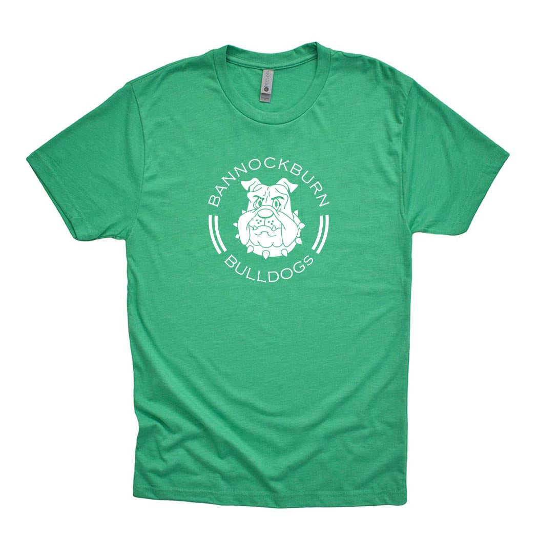 BADGE TRIBLEND TEE ~ BANNOCKBURN SCHOOL ~ adult ~ classic unisex fit