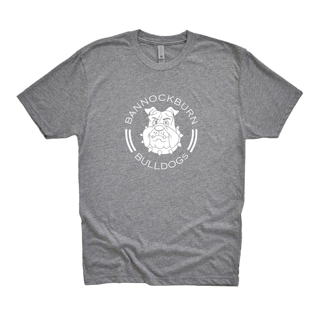 BADGE TRIBLEND TEE ~ BANNOCKBURN SCHOOL ~ adult ~ classic unisex fit