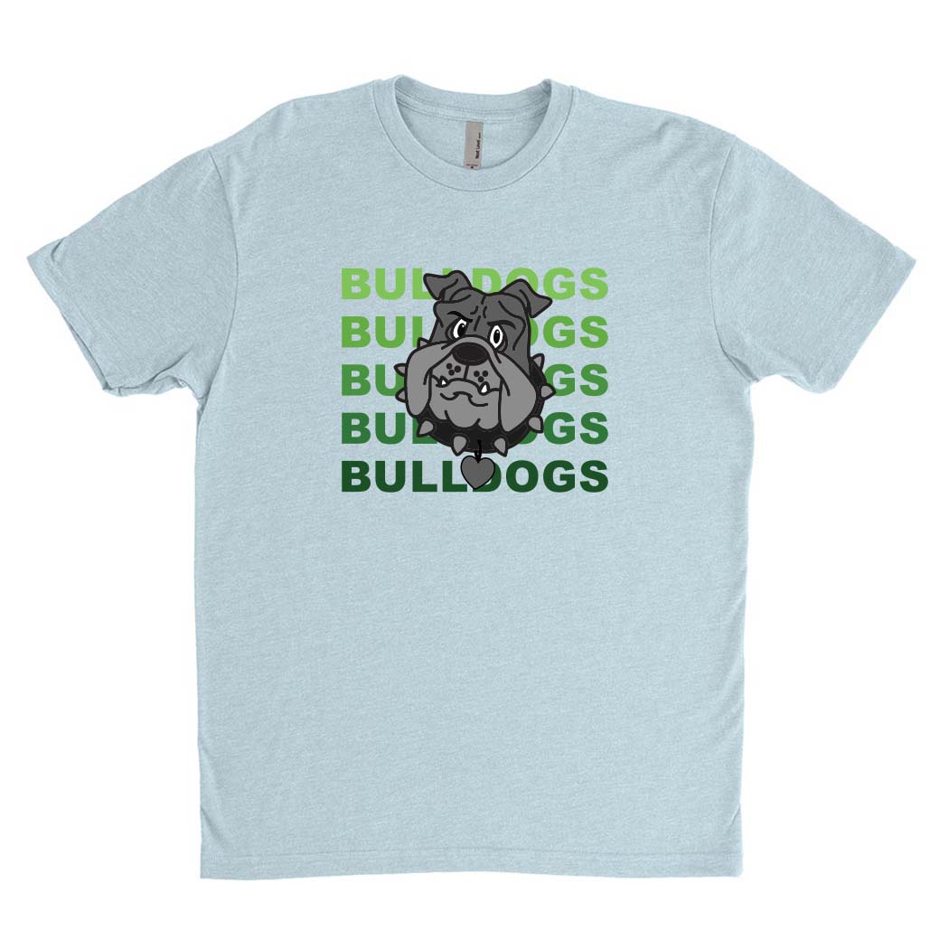 BULLDOGS REPEATER JERSEY TEE ~ BANNOCKBURN SCHOOL ~ youth ~ classic fit