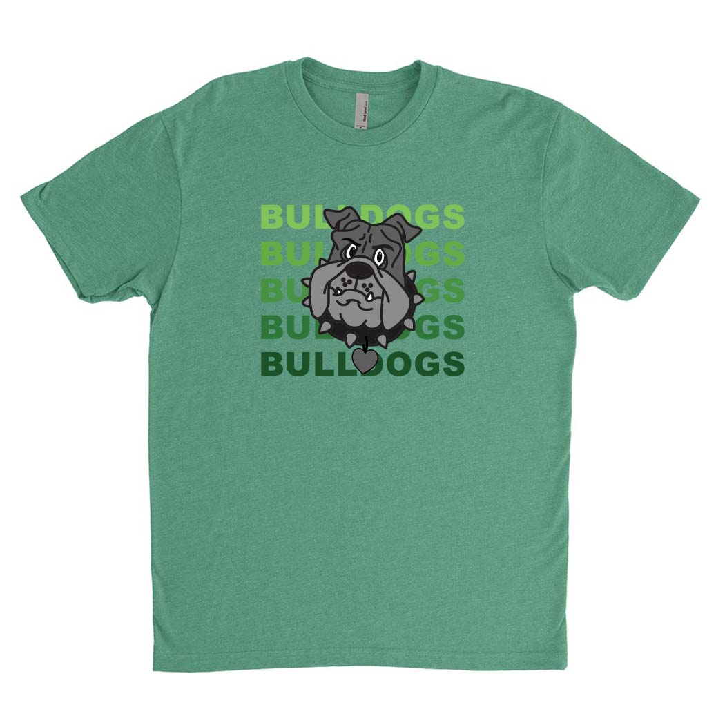 BULLDOGS REPEATER JERSEY TEE ~ BANNOCKBURN SCHOOL ~ youth ~ classic fit