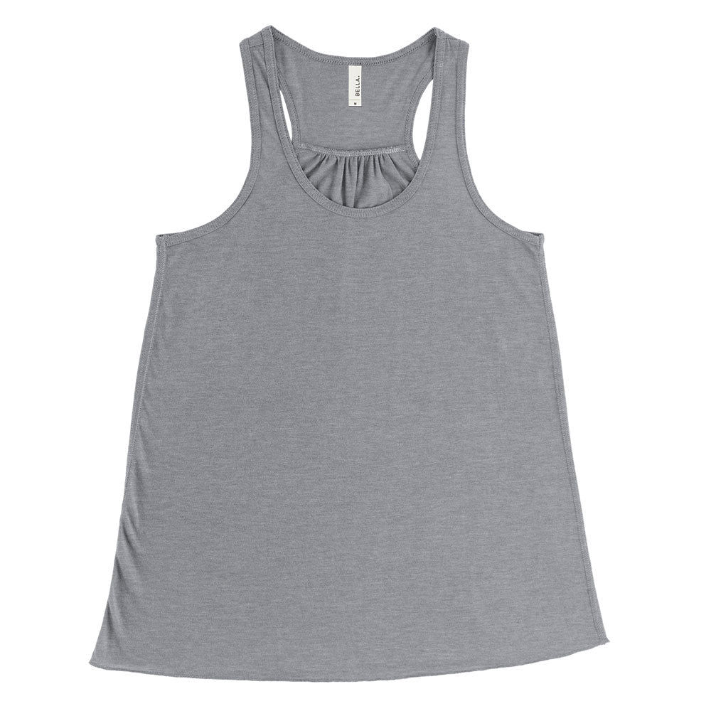 CUSTOM WOMEN'S FLOWY RACERBACK TANK ~ Bella+Canvas ~ women's relaxed fit