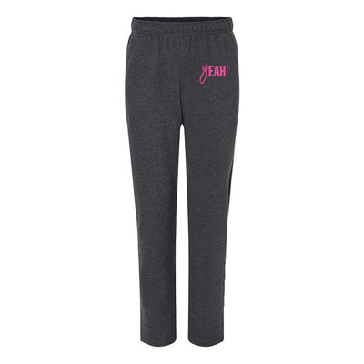 yEAH! ~ Sponge Fleece Straight Leg Sweatpants ~ BEST LIFE