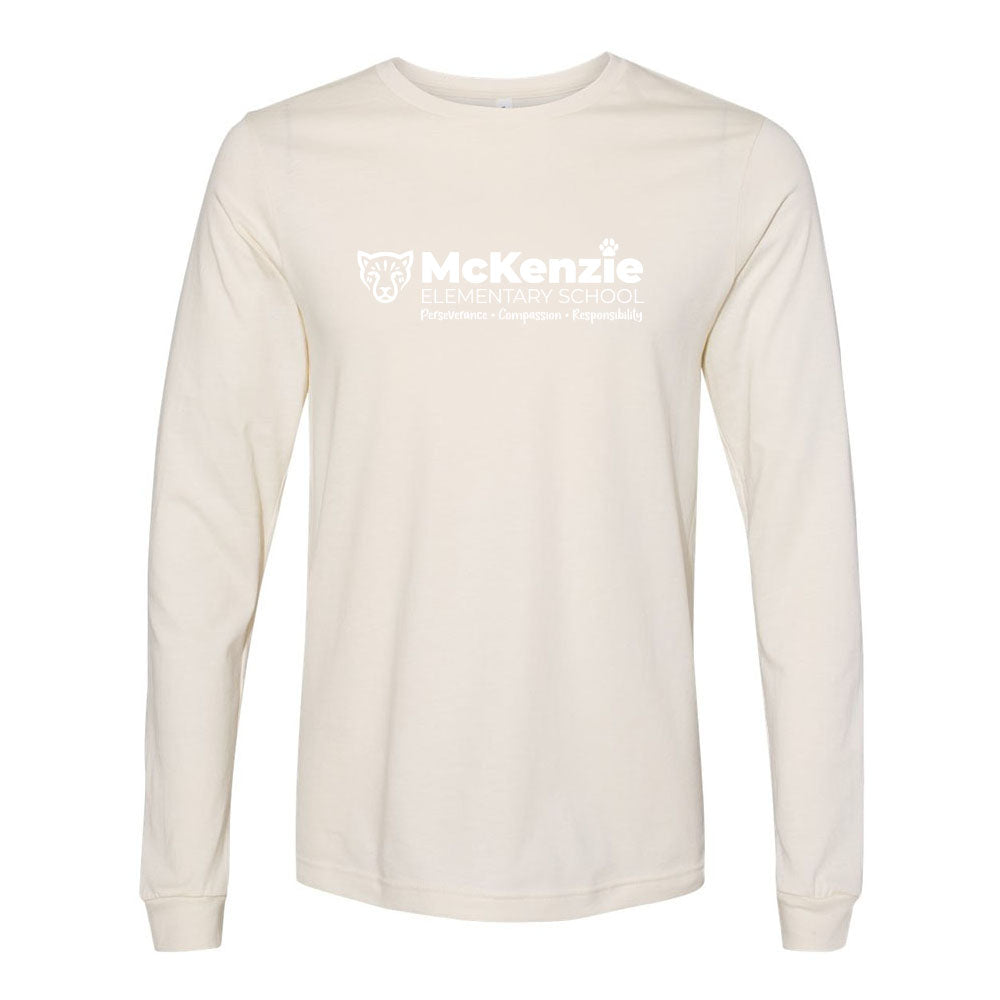 Bold Spirit McKenzie ~ Jersey Long Sleeve T-Shirt ~ McKenzie Elementary School