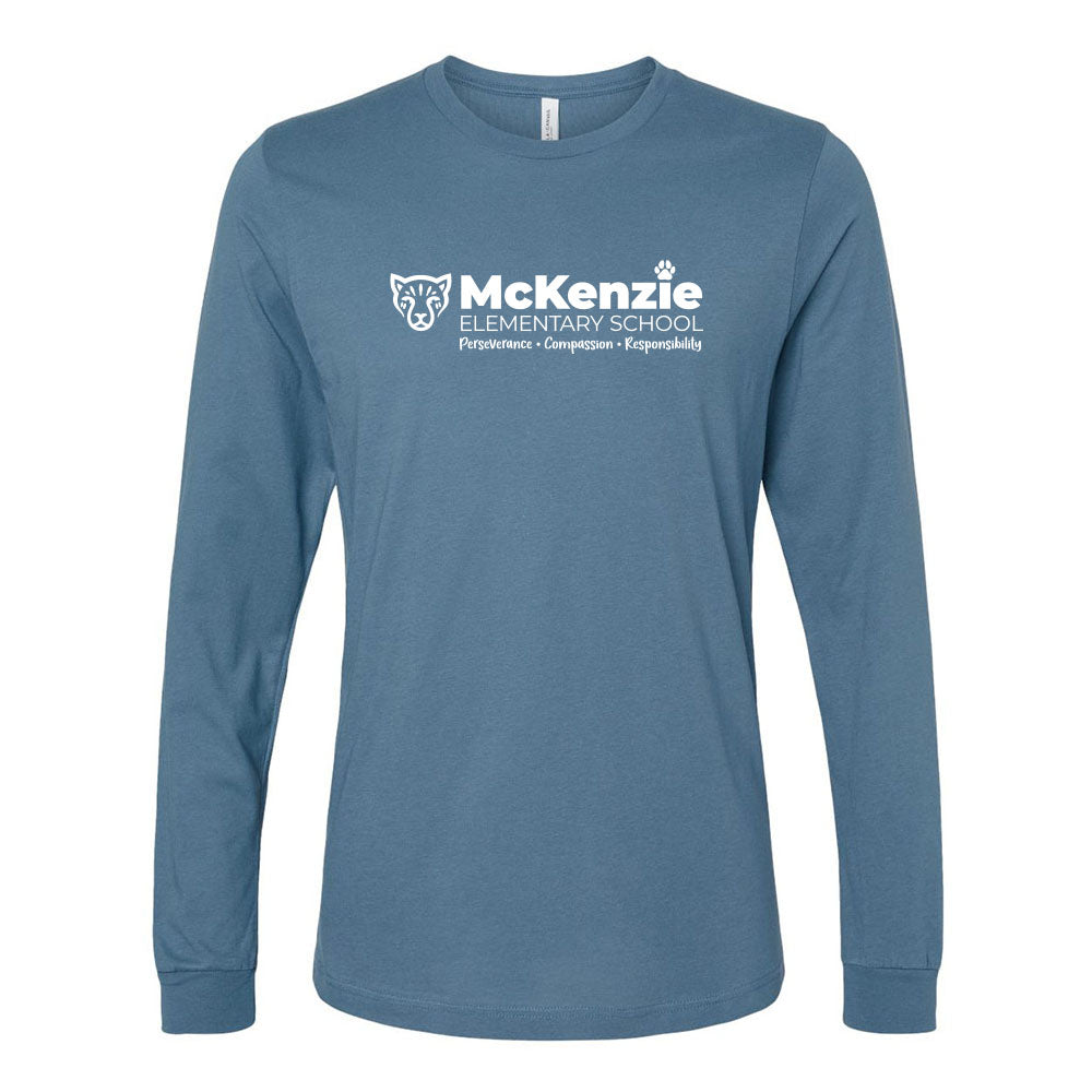 Bold Spirit McKenzie ~ Jersey Long Sleeve T-Shirt ~ McKenzie Elementary School