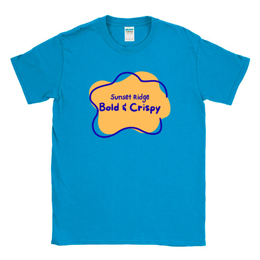 Bold & Crispy Chip ~ Cotton Tee ~ Sunset Ridge School