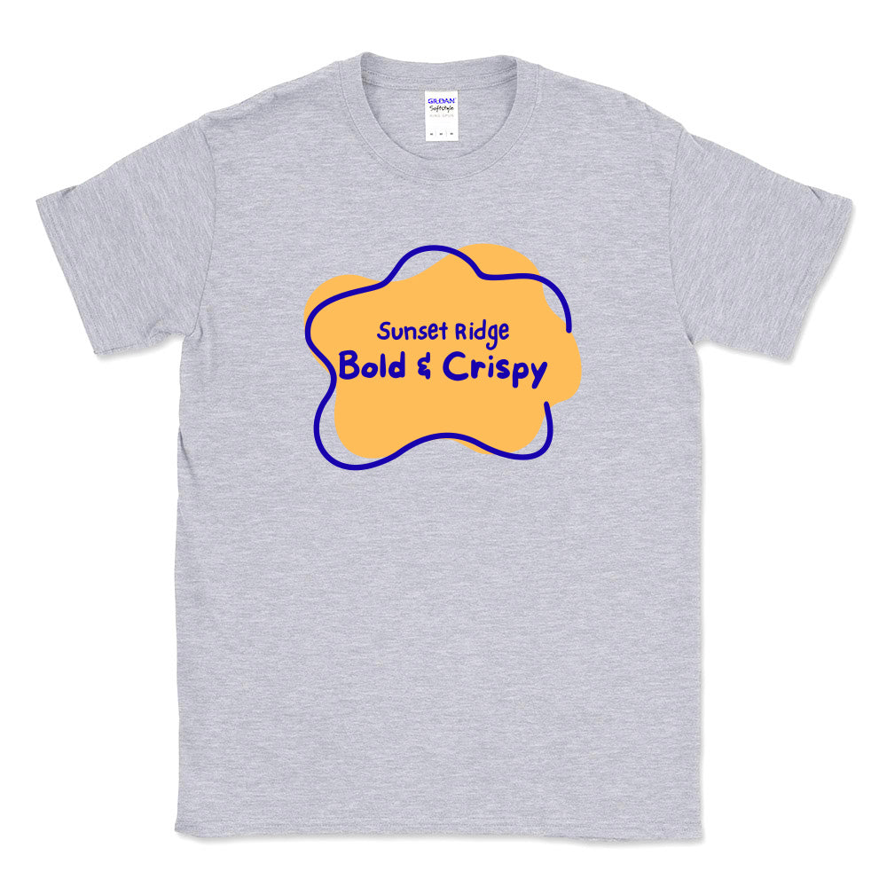 Bold & Crispy Chip ~ Cotton Tee ~ Sunset Ridge School