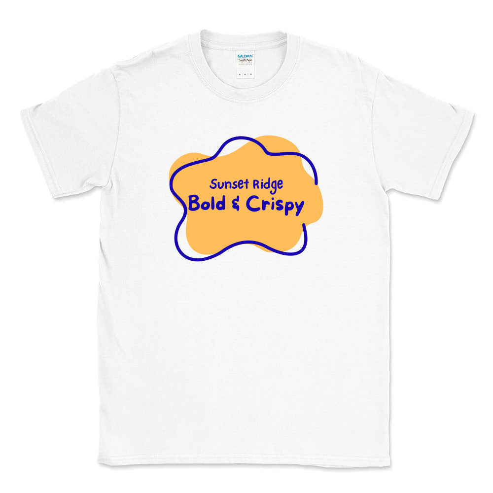 Bold & Crispy Chip ~ Cotton Tee ~ Sunset Ridge School