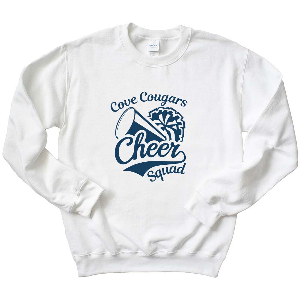 COVE CHEER SQUAD SWEATSHIRT ~ COVE SCHOOL ~ youth and adult ~ classic unisex fit