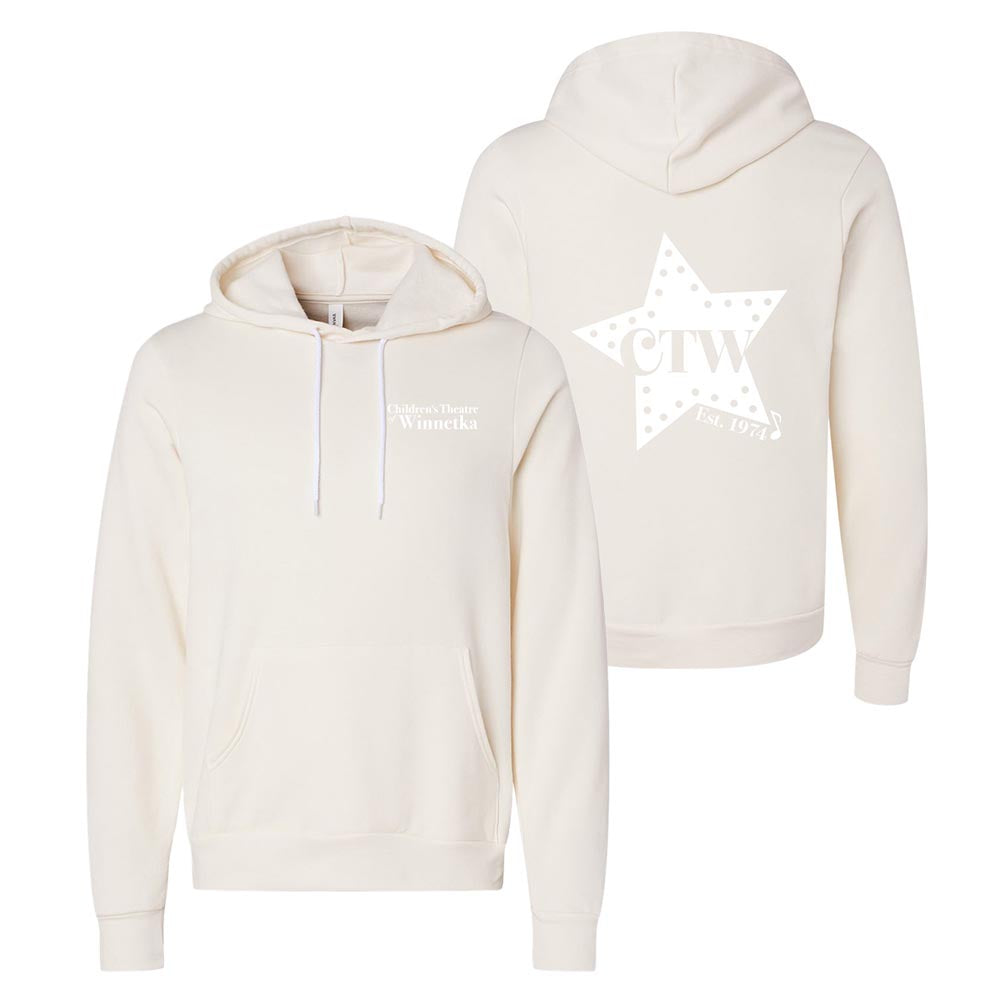 Logo ~ Sponge Fleece Hoodie ~ Children's Theatre of Winnetka