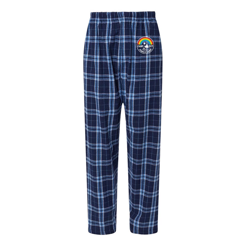 CampOut Logo ~ Flannel Pants ~ CampOut Family Camp