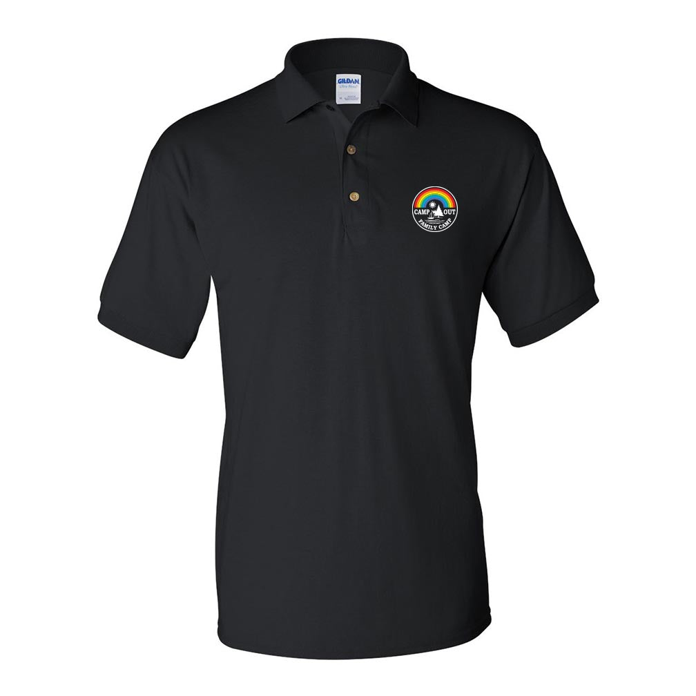 CampOut Logo ~ 50/50 Polo ~ CampOut Family Camp