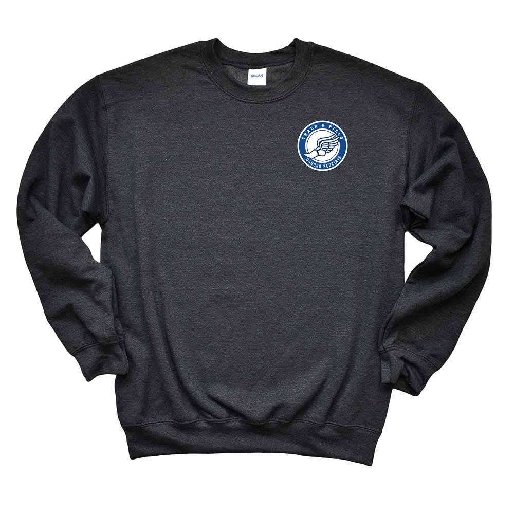 TRACK AND FIELD SWEATSHIRT ~ CARUSO MIDDLE SCHOOL ~ youth and adult ~ classic fit