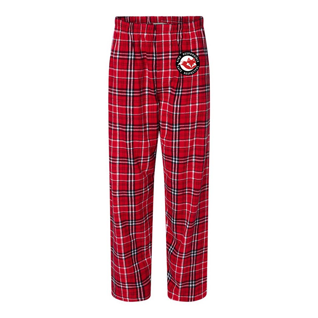 BADGE OF SUCCESS FLANNEL PANTS ~ CENTRAL ELEMENTARY ~ youth & adult ~  classic fit