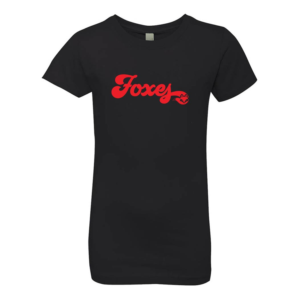 FOXES SCRIPT TEE ~ CENTRAL ELEMENTARY SCHOOL ~ youth slim fit