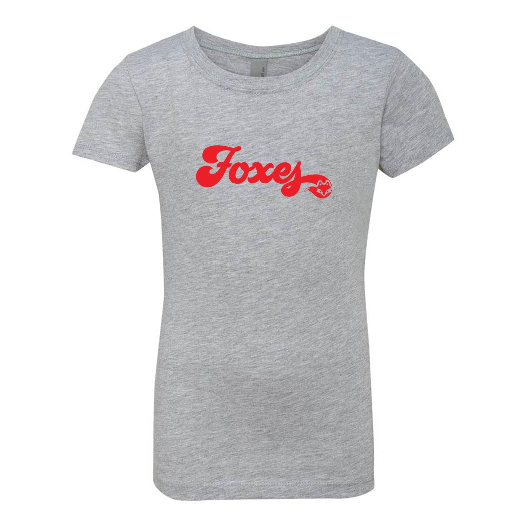 FOXES SCRIPT TEE ~ CENTRAL ELEMENTARY SCHOOL ~ youth slim fit